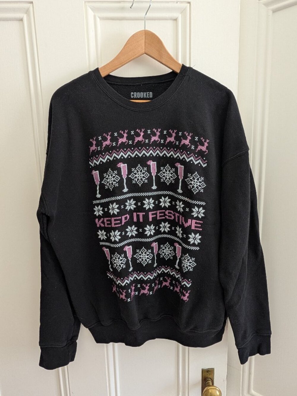 Crooked Media Keep It Festive Holiday Sweatshirt